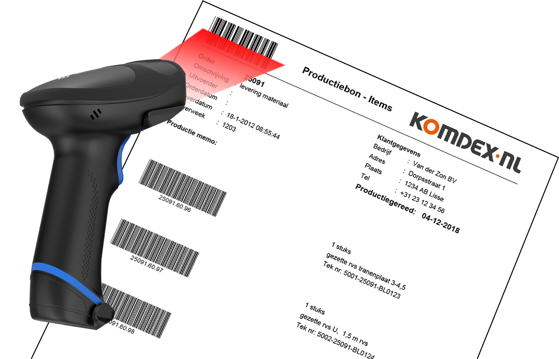 barcodes scannen